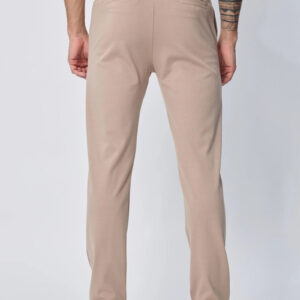Effen slim-fit broek