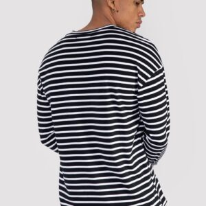 T-shirt met lange mouwen en zeemansmotief