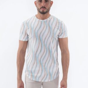 kleurrijk T-shirt met korte mouwen