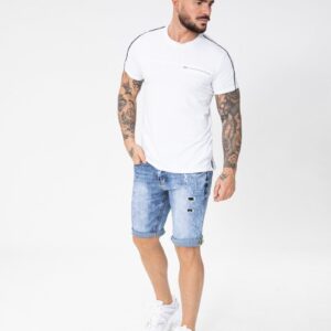 Gescheurde denim short