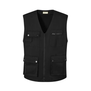 Mouwloos utilityjack met klepzakken