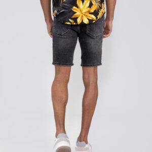 Gescheurde stretch denim shorts