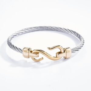 Armband cuir et acier