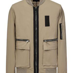 Bomberjack met metalen ritsinzet