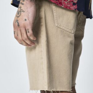 Basic rechte jeansshort