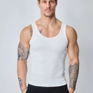 Effen mouwloos t-shirt