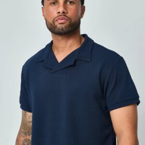 Effen poloshirt met korte mouwen