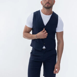 V-hals mouwloos jasje