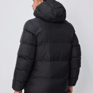 Short plain puffer jacket