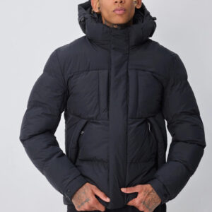 Kort effen gewatteerd jack