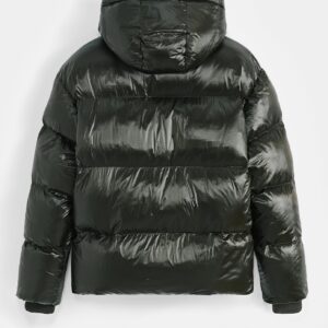 Kort effen gewatteerd jack