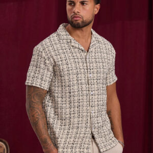 Kort mouwen geruit overhemd