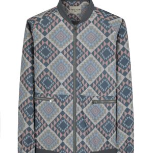 Fijn bomberjack met geometrische patronen