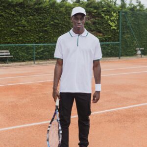 Effen poloshirt met korte mouwen