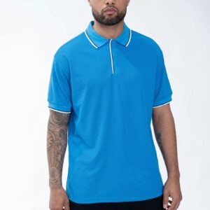 Effen poloshirt met korte mouwen