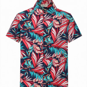 Shirt met korte mouwen en bloemenpatronen