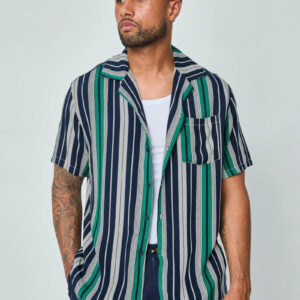 Verticaal gestreept overhemd