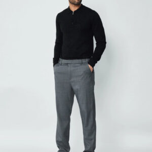 Broek met dubbele knopen