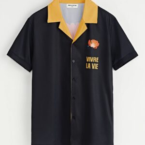 Bedrukt overhemd met korte mouwen