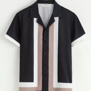 Shirt met korte mouwen en patroon