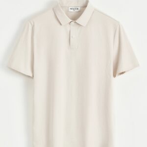Effen poloshirt met korte mouwen