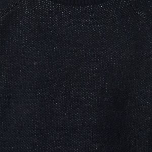 Effen gebreide trui met ronde hals