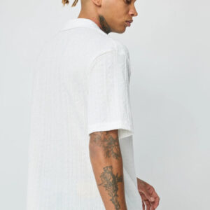 Effen overhemd met patroon