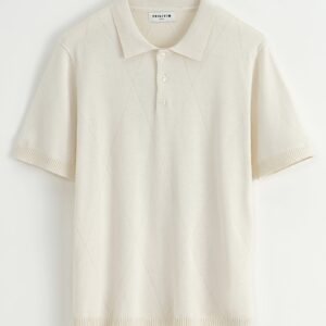 Effen poloshirt met korte mouwen