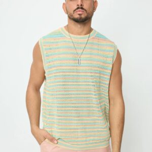 Gestreept tanktop T-shirt