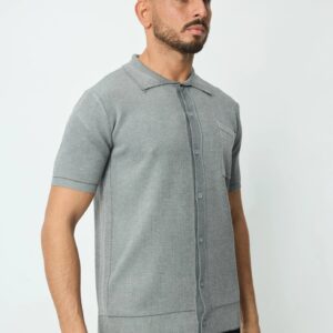 Poloshirt met gestreept detail