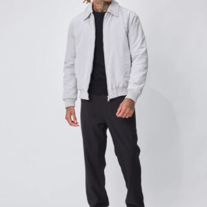 Effen herenjas met zijzakken