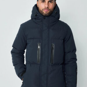 Pufferjack met capuchon