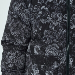 Gewatteerd jack met bloemenprint