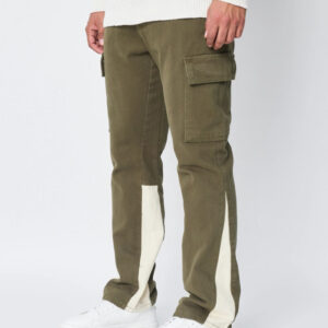 Pantalon cargo patchwork