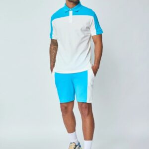 Gestreepte katoenen joggingshort