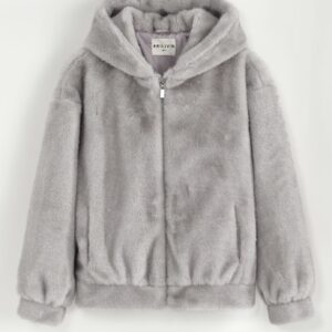 Effen jack met capuchon