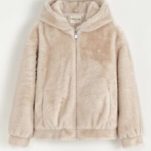 Effen jack met capuchon