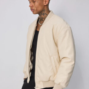 Effen jas zonder capuchon