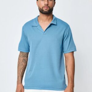 Effen poloshirt met korte mouwen