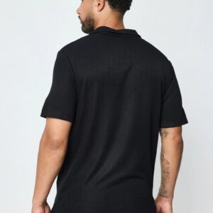 Effen poloshirt met korte mouwen