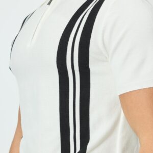 Poloshirt met zijstrepen