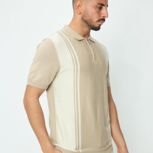 Poloshirt met zijstrepen