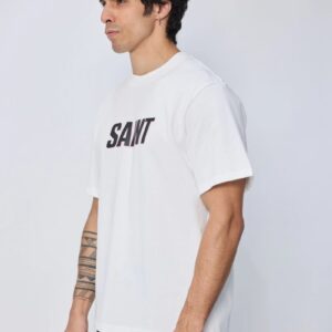 T-shirt met korte mouwen en omkeerbaar patroon