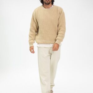 Dikke geribbelde trui