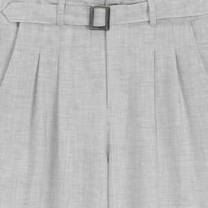 Effen broek met rechte snit