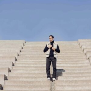 Mouwloos imitatiebontjasje