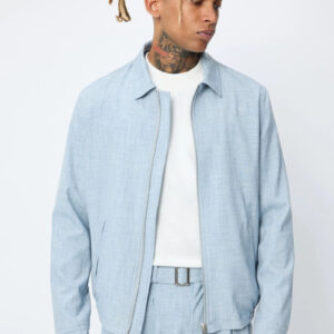 Effen jas met lange mouwen