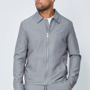 Gestreept jack met rits