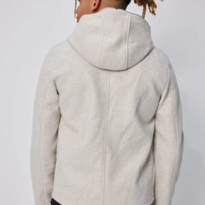 Effen jack met capuchon