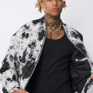 Jas met ritssluiting zonder capuchon